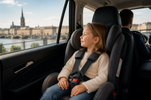 Taxi avec siège enfant à Bordeaux